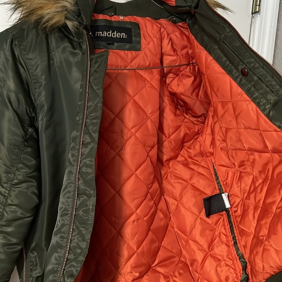 Madden Bomber Jacket Army Green - Picture 6 of 8